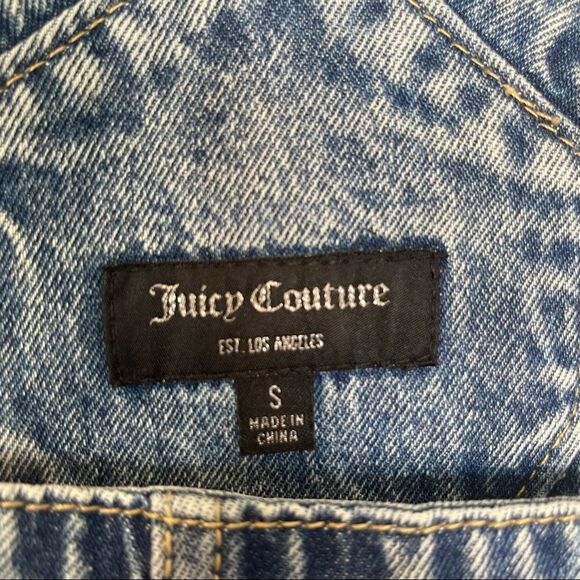 Juicy Couture Distressed Shortalls - Picture 7 of 7